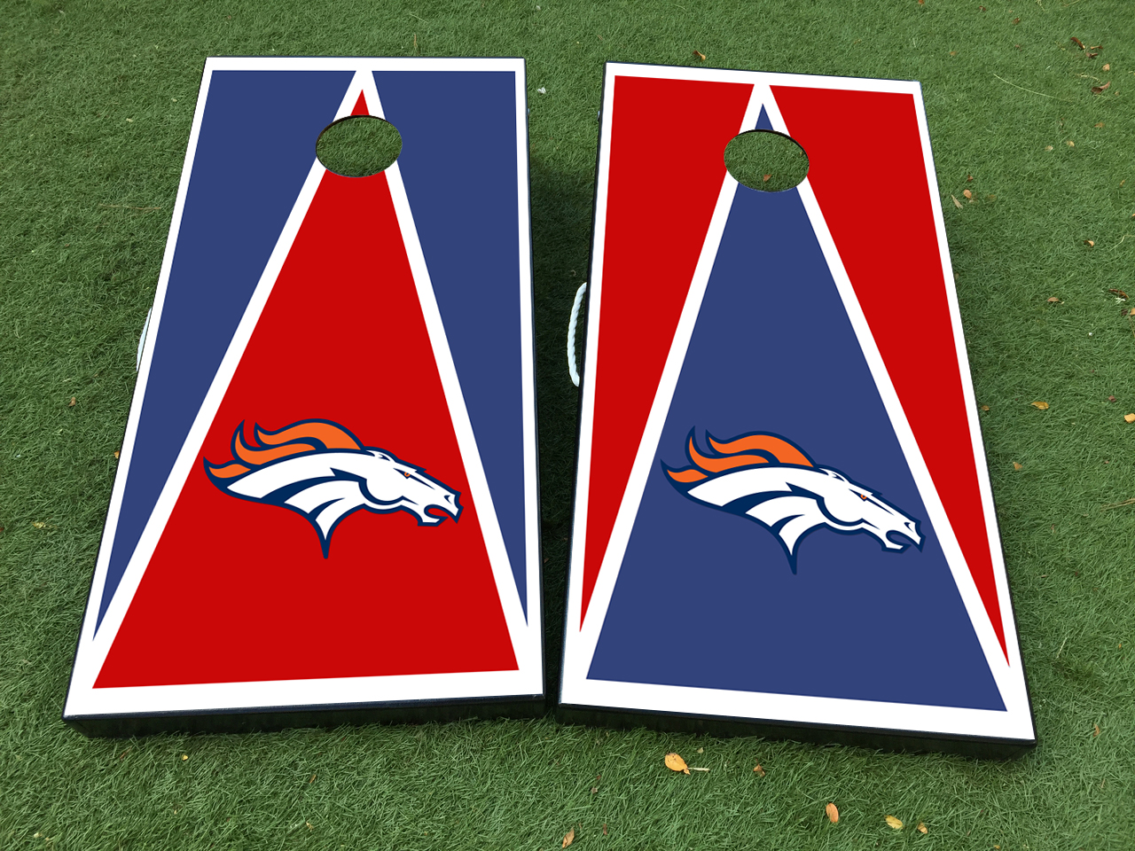 Denver Broncos Cornhole Board Game Decal VINYL WRAPS with LAMINATED